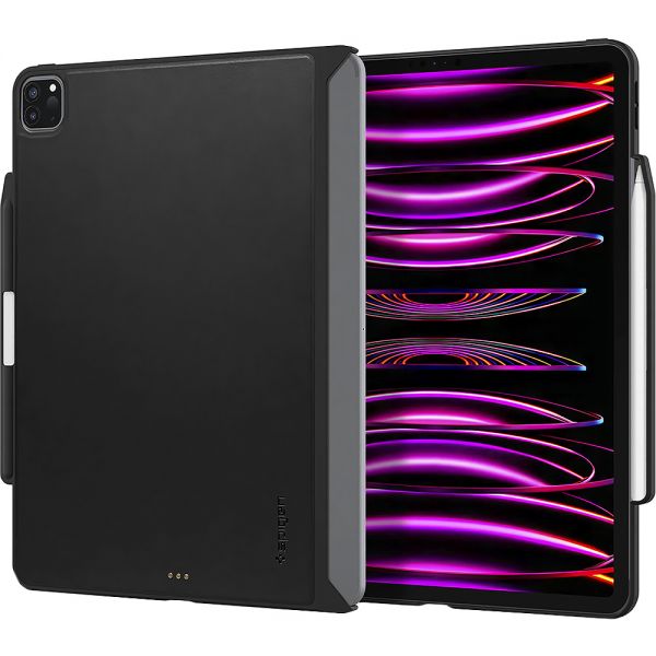 Estuche Protector Spigen Thin Fit Pro ACS05468 para iPad Pro 12.9" - Negro