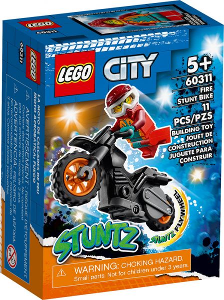 Comprá Online Bicicleta de Acrobacias de Fuego Lego City 60311 con el envío  más rápido del Paraguay