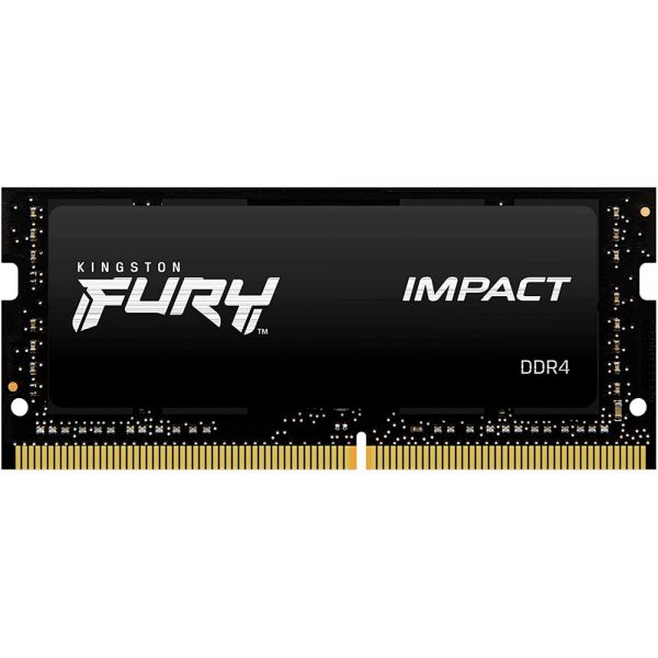 Memória RAM DDR4 SO-DIMM Kingston Fury Impact 2666 MHz 16 GB KF426S16IB/16  - Preto