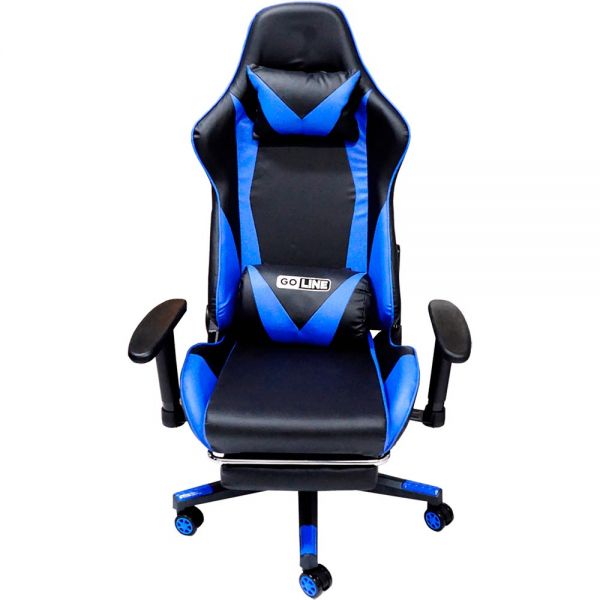 Cadeira de Escritório Gamer Goline AGL Racing 1 GL-RCN1 - Preto/Azul