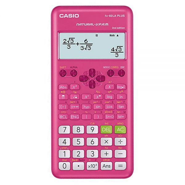 Comprá Calculadora Casio Plus Edición - Rosa - Envios a todo el Paraguay