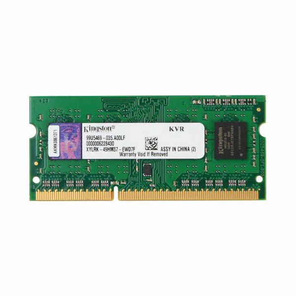 Comprá Memoria RAM DDR3 SO-DIMM Kingston 1600 MHz 4 GB KVR16S11S8/4 -  Envios a todo el Paraguay