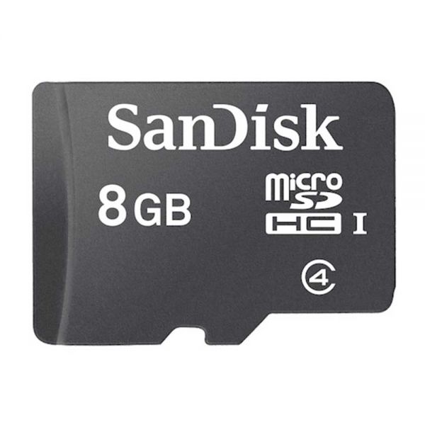 Comprá Online Memoria Micro SD Sandisk C4 con Adaptador 8GB con el envío  más rápido del Paraguay