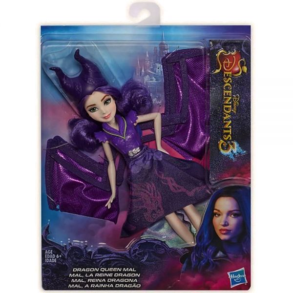 Comprá Juguete Hasbro Disney Princess Dragon Queen Mal Doll Descendientes 3  Transformación 002-E6040 - Envios a todo el Paraguay