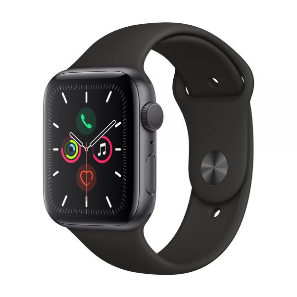 Comprá Apple Watch S5 caja de aluminio en Gris espacial y correa banda  deportivo en color negro - Envios a todo el Paraguay