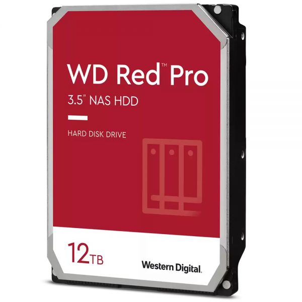 Comprá Online Disco Duro Interno Western Digital WD Red Pro Nas 12 TB  (WD121KFBX) con el envío más rápido del Paraguay