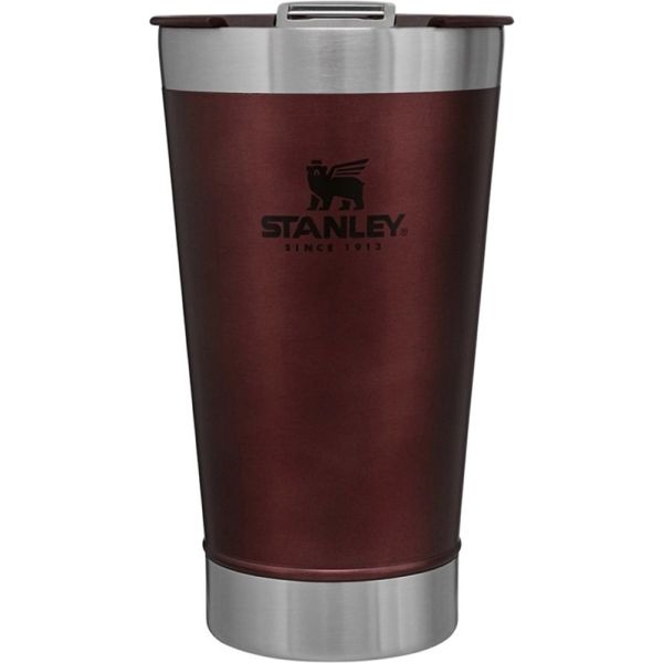 Vaso de Cerveza Stanley Classic Beer Pint con Tapa + Abridor - Bordo 473mL