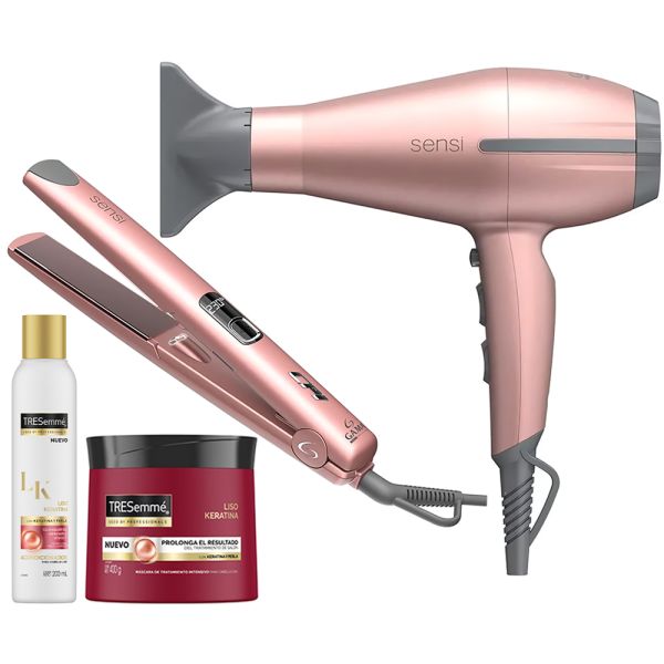 Comprá Kit Planchita + Secador GA.MA Sensi Rose 5D (Regalo Mascara +  Acondicionador Tresemme) 900-7109 - Rose - Envios a todo el Paraguay