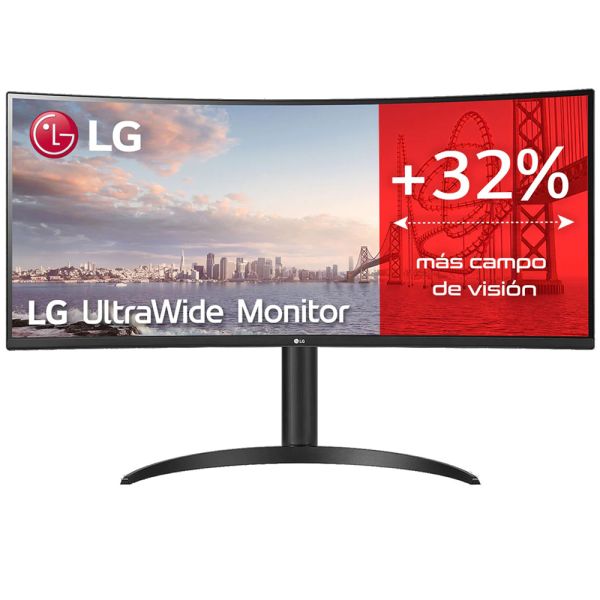 Comprá Monitor Curvo LG UltraWide 34WP65C-B 34 WQHD 160 Hz - Envios a todo  el Paraguay