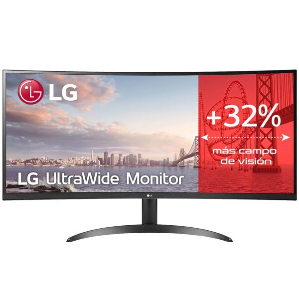Comprá Monitor Curvo LG UltraWide 34WQ60C-B 34 WQHD IPS - Envios a todo el  Paraguay