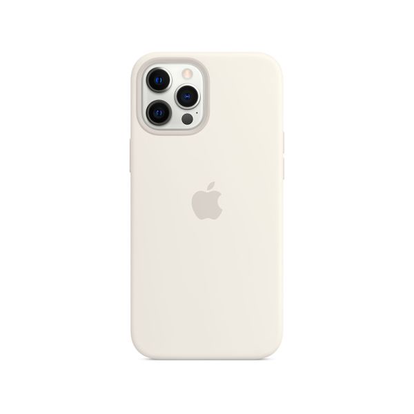 Comprá Estuche Protector Apple de silicona para iPhone 12 Pro Max MHLE3ZM/A  - Blanco - Envios a todo el Paraguay