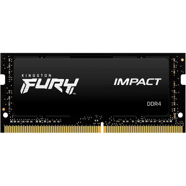 Memória RAM DDR4 SO-DIMM Kingston Fury Impact 3200 MHz 8 GB KF432S20IB/8 -  Preto