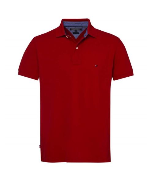 Comprá Remera Polo Tommy Hilfiger MW0MW03549-647-M Tamaño M Masculino -  Rojo - Envios a todo el Paraguay