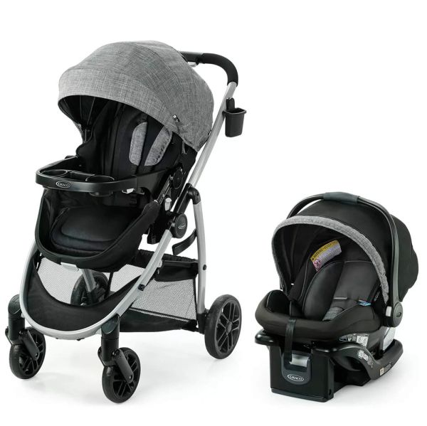 Cochecito de bebé de lujo 3 en 1 con asiento de coche alto Paisaje Pram  para recién nacidos sistema de viaje Baby Trolley Walker plegable Carro -  China Cochecito de bebé 3