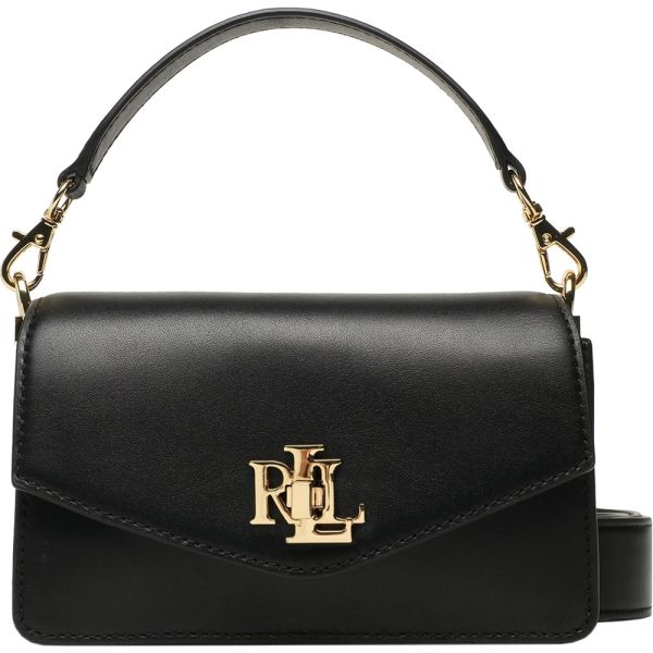 Compra Cartera Bandolera Lauren Ralph Lauren Tayler 19 Femenino Black Envios a todo el Paraguay