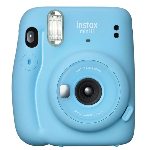  Fujifilm Instax Mini 12 - Funda para cámara instantánea + cámara,  color azul pastel : Electrónica