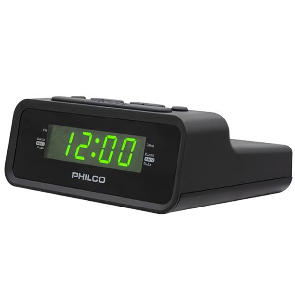 Comprá Radio Reloj Philco PAR-1006GR - Negro - Envios a todo el Paraguay
