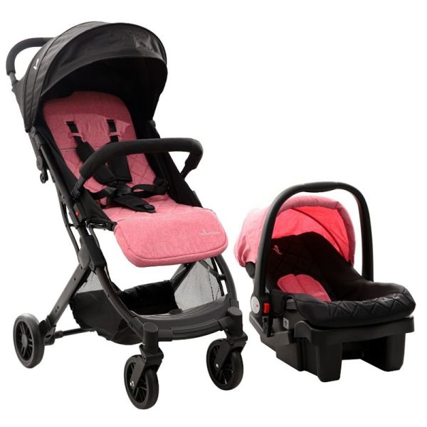 Carrito de Paseo Premium Baby Ultracompacto con Baby Seat Argus PB1963 -  Rosa