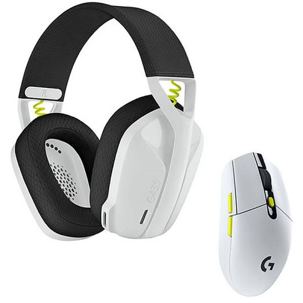 Compra Kit Gamer Logitech Mouse G305 Auricular G435 Gaming Blanco Negro 981 001161 Envios a todo el Paraguay