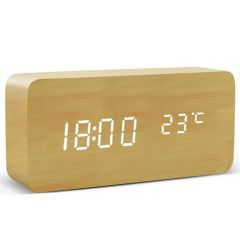 Comprá Reloj de Mesa Satellite Wooden Clock A-T01 - Negro - Envios