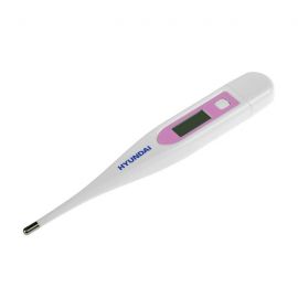Termometro Digital Hyundai Dt03 Branco Rosa