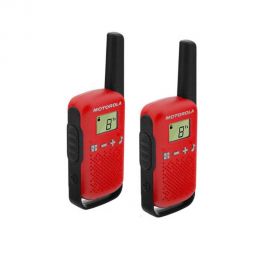 Comprá Radio Walkie Talkie Motorola T-110 25KM - Rojo/Negro - Envios a todo  el Paraguay