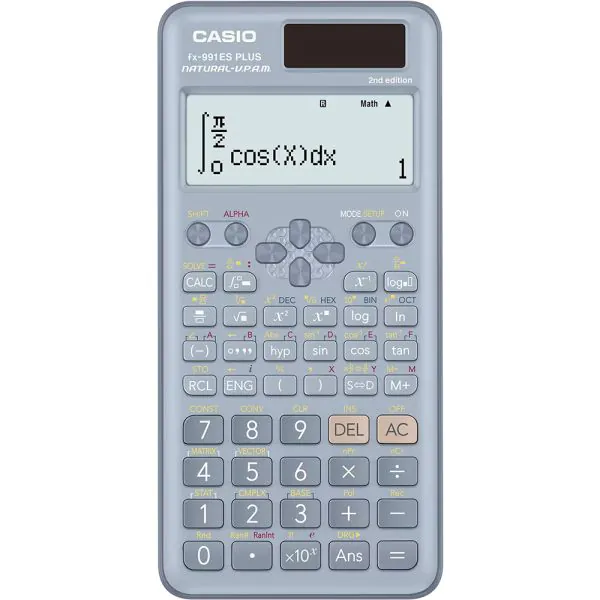Compra Calculadora Cientifica Casio FX 991ES BU Plus 2nd Edition Celeste Envios a todo el Paraguay