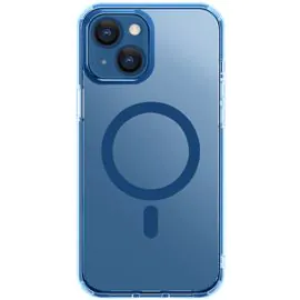 Estuche Protector WiWu Cystal MCC-101 Magsafe para iPhone 14 Plus - Transparent Blue