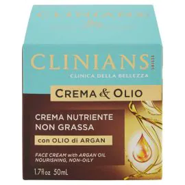 Creme Facial Clinians Crema & Olio com Óleo de Argan - 50mL