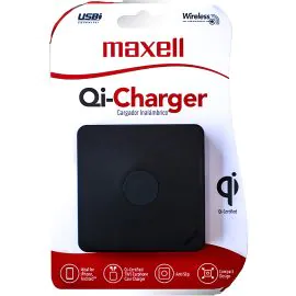 Cargador Inalámbrico Maxell Qi-Charger 5 W - Negro 