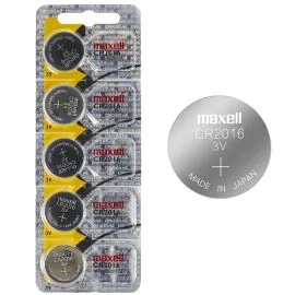Bateria Maxell CR2016 - 5 unidades