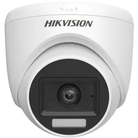Câmera de Vigilância Hikvision Cam Turret Domo DS-2CE76D0T-LPFS - Branco/Preto