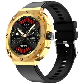 Relógio Inteligente Blulory RT - Gold/Brown
