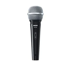 Micrófono Shure SV100 con Cable - Negro 
