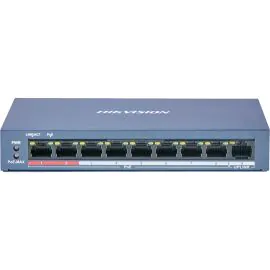 Switch Ethernet Hikvision DS-3E0109P-E/M 8 Puertos - Celeste