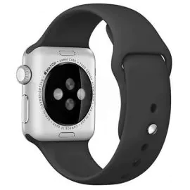 Correia Silicone 4Life para Apple Watch caixa de 38/40 mm - Preto