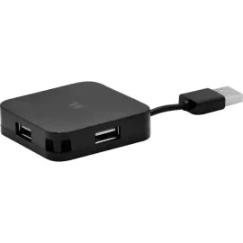 Hub Mtek HB-420 4 en 1 USB-A - Negro