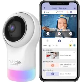 Baby Call Hubble Connected Nursery Pal Glow Wi-Fi - Blanco
