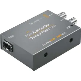 Micro Convertidor Blackmagic SDI a Fibra Óptica 12G-SDI - Gris (CONVMOF12G)