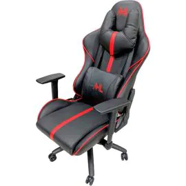 Cadeira de Escritório Gamer MTEK MK02 - Preto/Vermelho