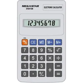 Calculadora Mega Star DS816 8 Dígitos 