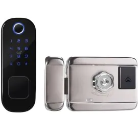 Cerradura Digital Inteligente Moes Intelligent Lock Tuya Fingerprint Wifi - Negro