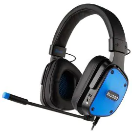 Auricular Gamer Sades Dpower SA-722 - Negro/Azul