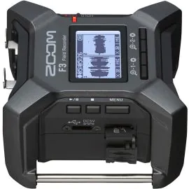 Gravador de Áudio Zoom F3 Field Recorder - Preto 
