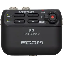 Gravador de Campo Zoom F2 - Preto 