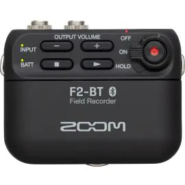 Gravador de Campo Zoom F2-BT Bluetooth - Preto 
