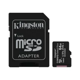 Memoria Micro SD Kingston Canvas Plus 100 MB/s 64 GB