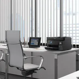 Impresora Multifuncional Epson EcoTank L5590 Wi-Fi Bivolt - Negro