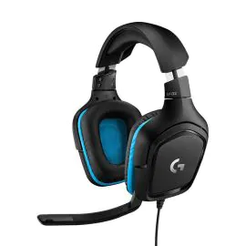 Auricular Logitech G432 Gaming 7.1 - Negro/Azul