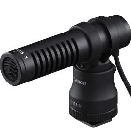 Microfone Direcional Canon DM-E100 para Câmera - Preto